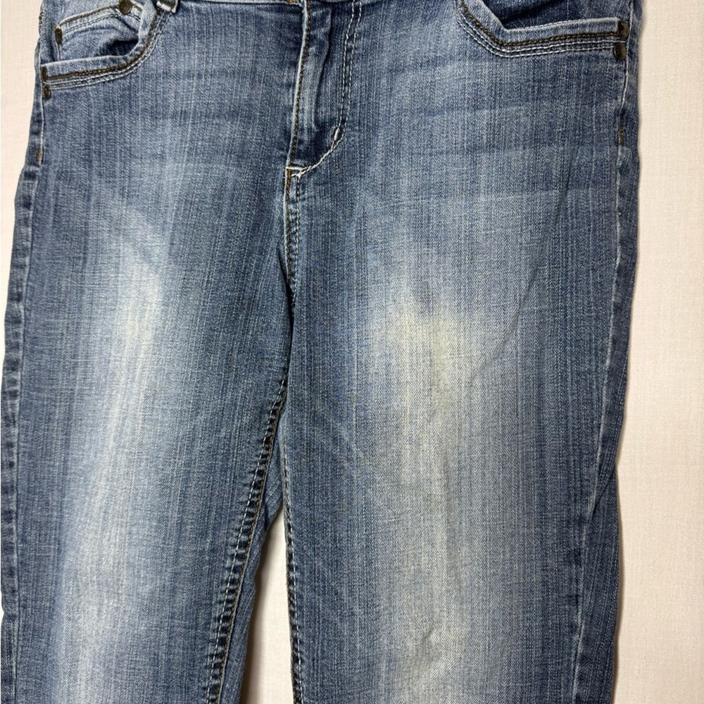Vintage Y2K LEI Womens Sophia Hiphugger Flare Jean Sz 11 Low Rise 90s Brittany - Picture 3 of 10